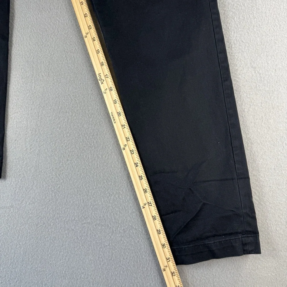 Banana Republic Rapid Movement Chino Pants 34x34 Fit (34x32) Black Tapered Fit